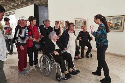 Access program in action at the Art Gallery of NSW
