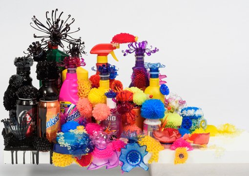 Kaitlin Smith, St Joseph's Regional College ??Dead in the Water: Shelving the Plans for the Great Barrier Reef?? sculpture © the artist