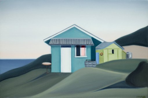 Winning work, on display
Lucy O’Doherty (b1986, NSW)Shacks at Little Garie 2016oil on linen, 50 × 76 cmPrivate collection, Sydney