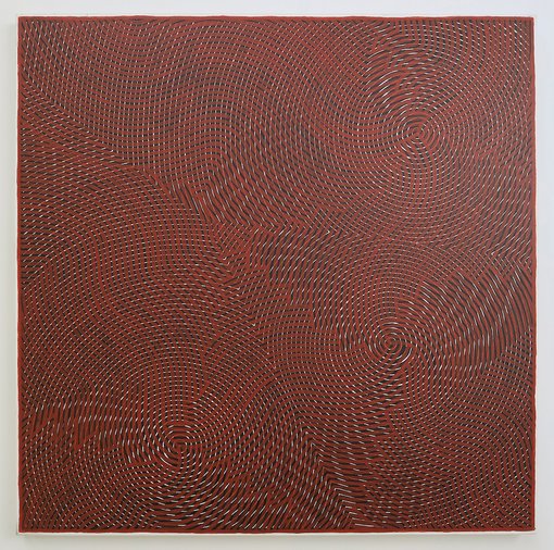 Otis Hope Carey Age 29, Suffolk Park NSWGAAGAL 4 2017acrylic on canvas, 100 × 100 cmCourtesy of China Heights Gallery
