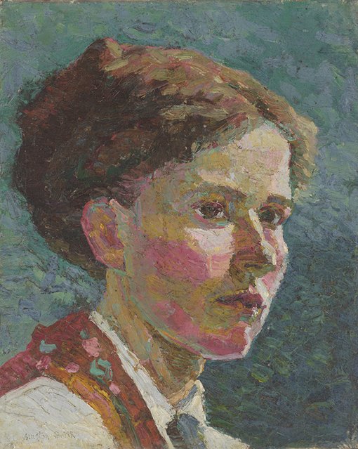 Grace Cossington SmithStudy of a head: self-portrait 1916National Gallery of Australia, Canberra. Purchased with funds from the Marieand Vida Breckenridge Bequest 2010© Estate of Grace Cossington Smith