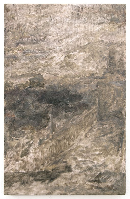 Tim BuckovicAge 28, Melbourne VICUntitled (pit) 2016oil on linen, 48 × 30.5 cmCollection of the artist