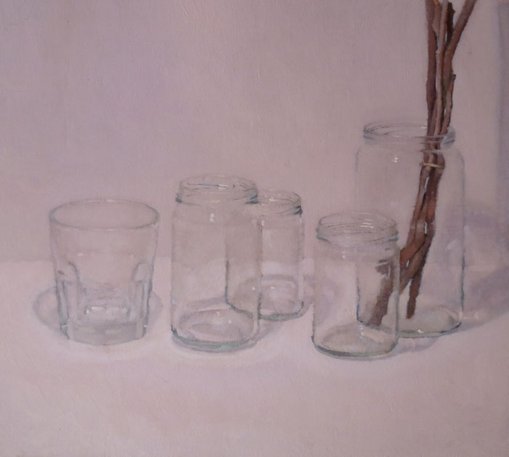 Tim Phillips (22 years, Weetangera ACT) Baader 2013 oil on board, 40 × 45 cm