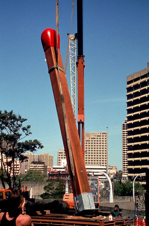 The matches were craned into position in 1991.