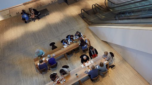 a view inside Cafe foyer