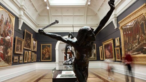 a view inside 19th c European art