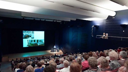 a view inside Domain Theatre