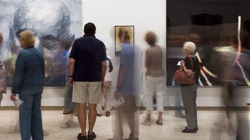 a view inside Major exhibition gallery